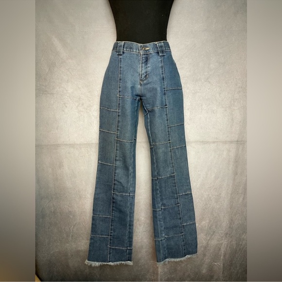 Old Navy Denim - Vintage Patchwork High Waist Flare Jeans